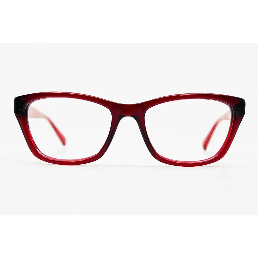 Bebe Eyeglasses Women Red Tortoise Shell Cat Eye BB5084 52-16-135